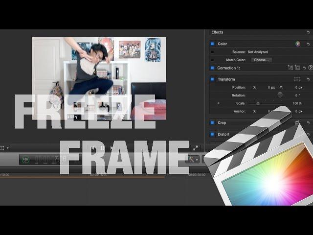 How to Freeze Frame on Final Cut Pro X