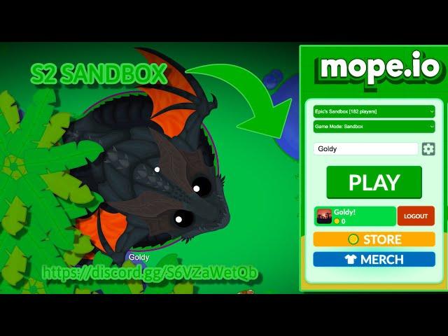 New Season 2 Mope io Sandbox Dev Powers!!! Link in description