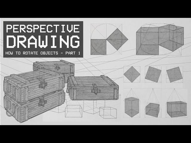 Perspective Drawing 9 -  Rotating Objects in Perspective (Part 1)