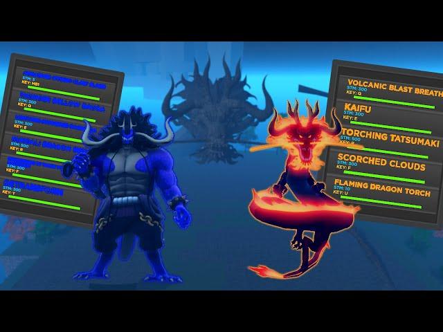 Becoming Fire Dragon Kaido In A One Piece Game | Roblox