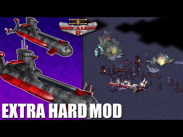 Red Alert 2 | Extra Hard Mod | Command and conquer the map