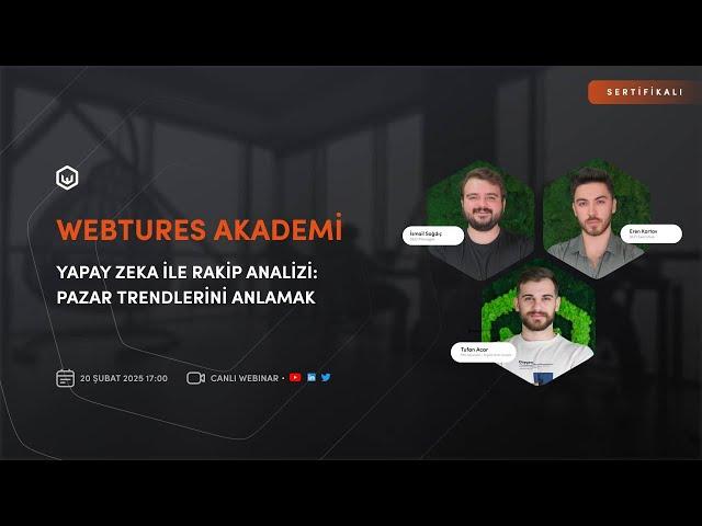 Webtures Akademi | Yapay Zeka ile Rakip Analizi: Pazar Trendlerini Anlamak