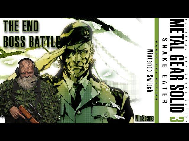 The End Boss Battle Metal Gear Solid: 3 Snake Eater Master Collection Switch Live!