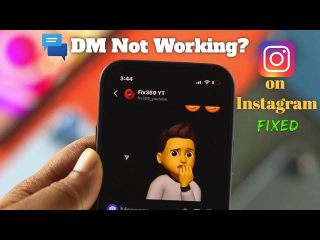 How To Fix- Instagram DM Not Showing! Direct Message Not Working Problem in Instagram!