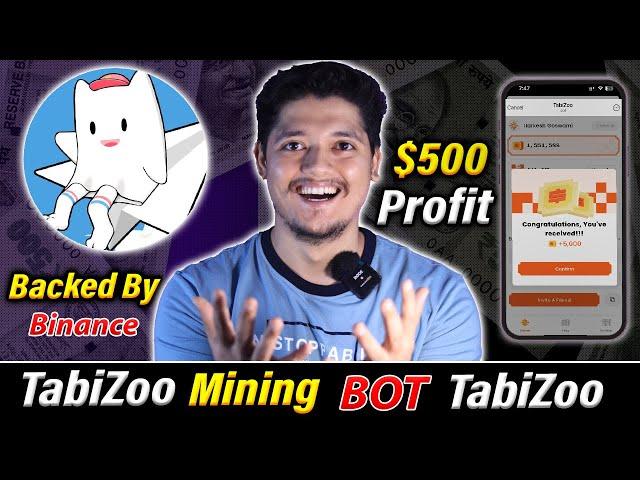 $500 Profit Confirmed  - TabiZoo Free Telegram Mining BOT Backed By Binance Labs (Tabi Project)