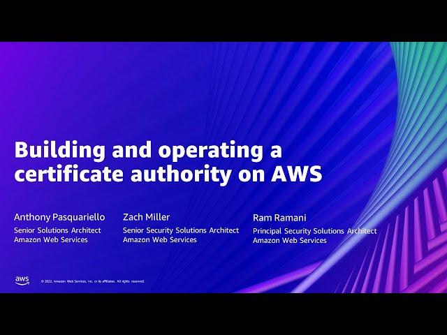 Activating ACM Private Certificate Authority - AWS Virtual Workshop