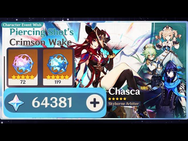 Is 538 pulls Enough for Chasca C6? | Genshin Impact Wish Banner Test