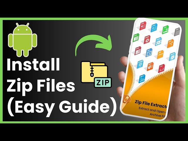 How To Install Zip Files On Android Phone !