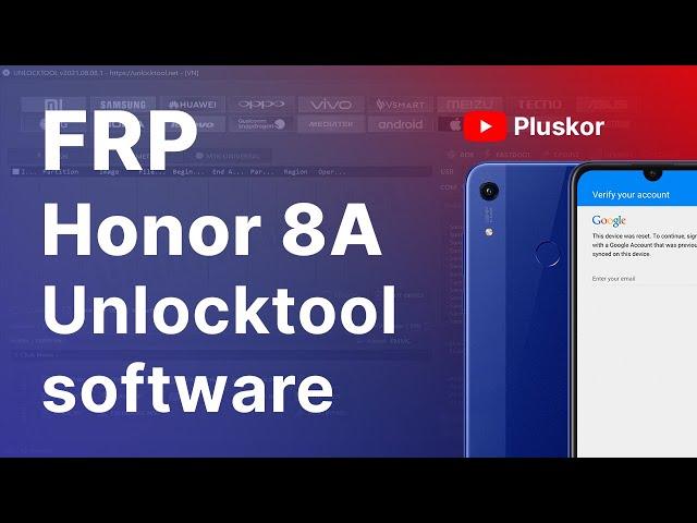 FRP! Honor 8A JAT-LX1. Unlocktool.