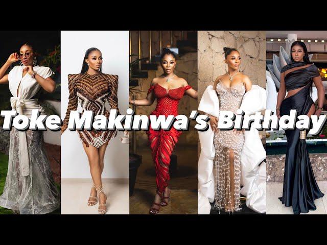 Rating Celebrities Looks At Toke Makinwa’s Grand Birthday Party!