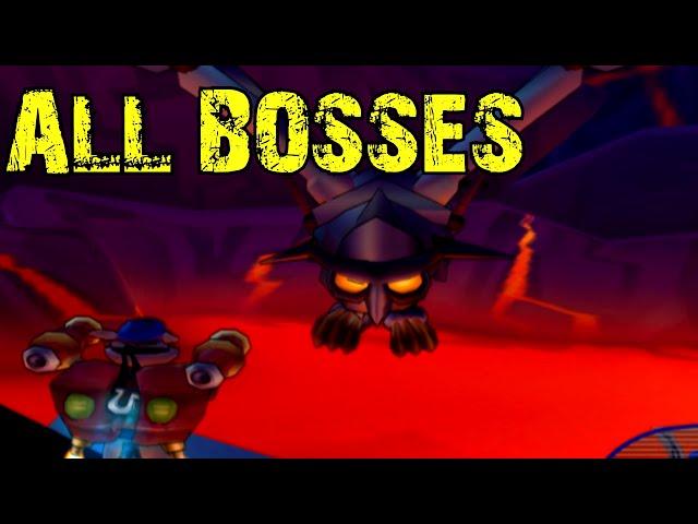 Sly Cooper and the Thievius Raccoonus - All Bosses (No Damage)