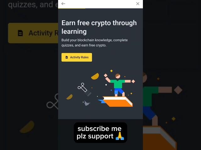 binance Learn and Earn reward