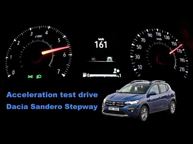 Acceleration test drive | 2021 Dacia Sandero Stepway TCe 90 6MT (new generation)