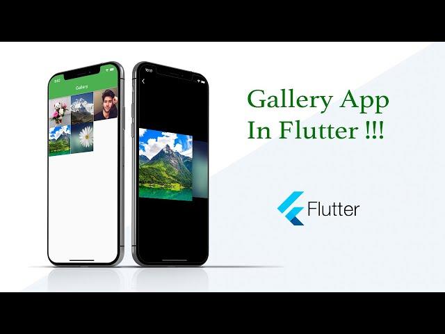 Build Gallery UI with Flutter (Android & IOS)