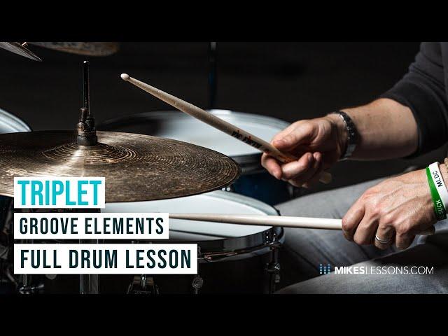 Triplet Drum Groove - Full Drum Lesson