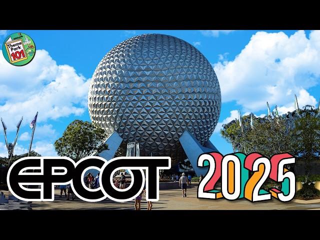 EPCOT - RIDES & ATTRACTIONS 2025 - Walt Disney World