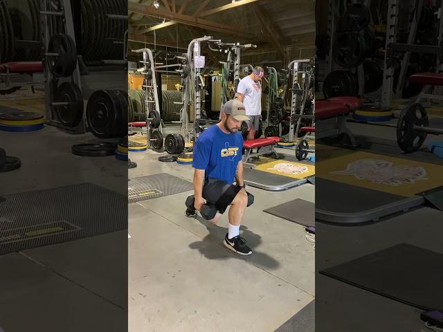 DB ISO SPLIT SQUAT