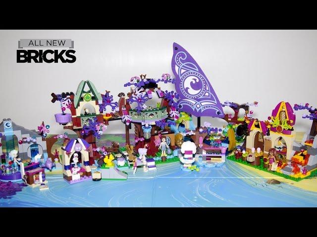 Lego Elves 41075 Treetop Hideaway with Bakery - Ship - Spa - Workshop Speed Build