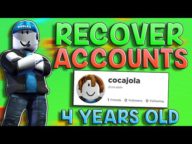 How To Recover Roblox Accounts WITHOUT Email or Phone Number.