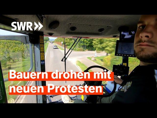 Bauern in RLP drohen mit neuen Protesten – Warum wächst die Wut? | Zur Sache! Rheinland-Pfalz