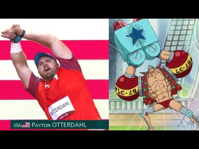 One Piece in Olympics: Payton Otterdahl does Franky’s SUPER pose