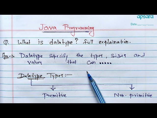 Data Types in Java (Hindi) | What is DataType? full Explanation | Learn Coding