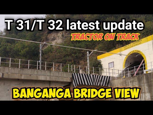 USBRL Project:T 31/T 32 latest update including Banganga rail bridge!!#usbrl #katra