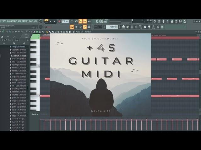 [FREE] +40 Emotional Spanish Guitar MIDI Kit 2023