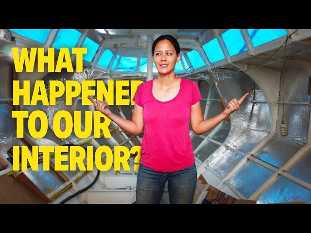 How NOT to PAINT Your Boat's Wood Interior ️ Ep65 - Sailboat Restoration Project