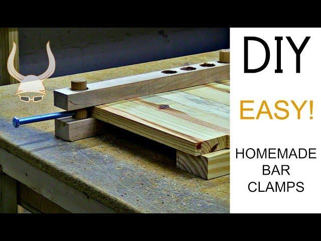 Crazy Easy Homemade Bar Clamps | DIY