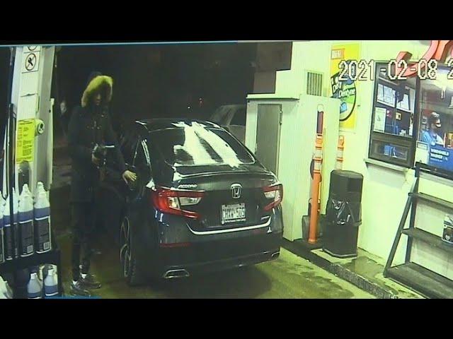 Gas station shooting in Hamilton caught on camera