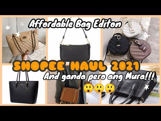 AFFORDABLE SHOPEE BAGS //  SHOPEE HAUL 2021 (Philippines)