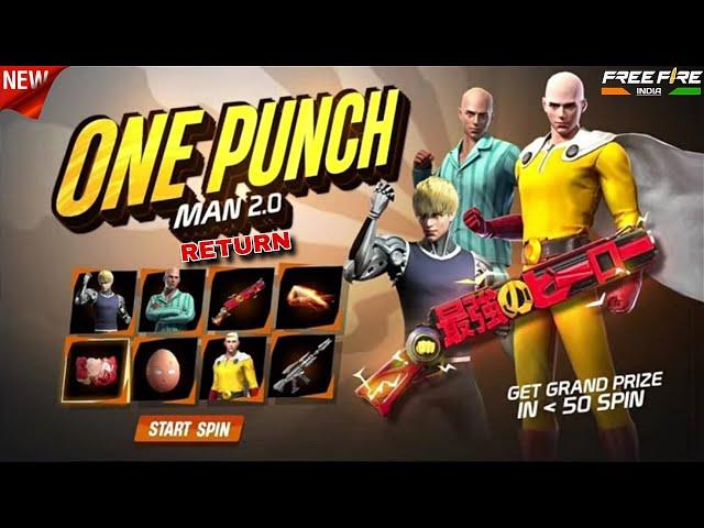 One Punch Man Event Return Confirm Date,  | One Punch Man M1887 Shotgun Return,| Ff New Event