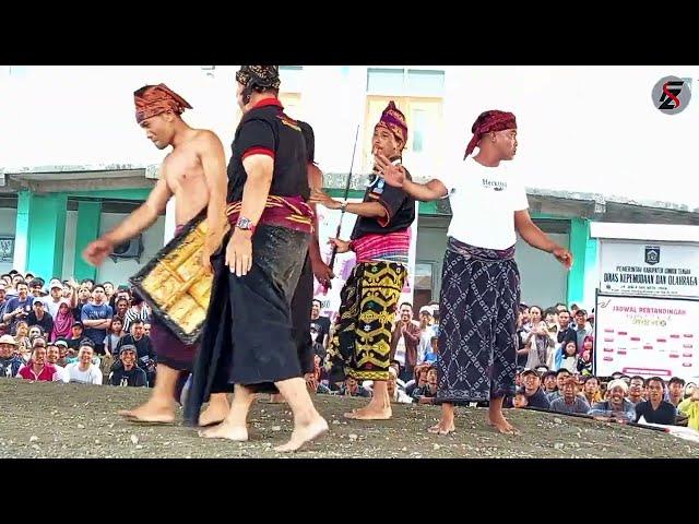 Ken Arok VS Daus bejigar || peresean Bupati Cup lapangan bundar praya