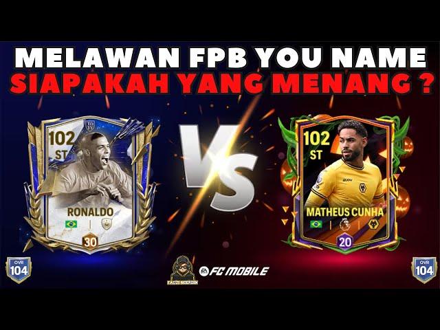 FAUZINOERDIN VS FPB YOU NAME !! SIAPAKAH YANG MENANG? FC Mobile Indonesia