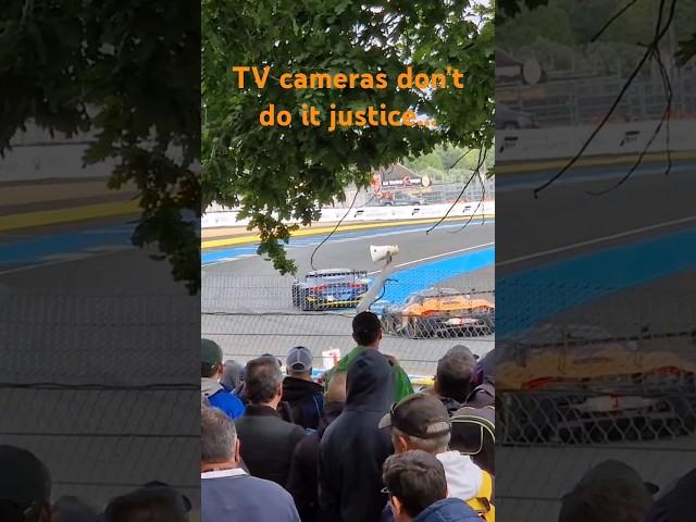 TV camera angles never do it justice... #lemans24hrs #lemans