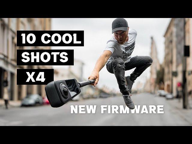 Top 10 Cool Shots with the Insta360 X4 - NEW Fireware Update!