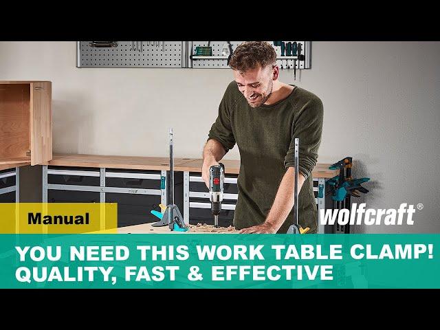 You Need This Work Table Clamp! High-Quality Build, Fast & Effective