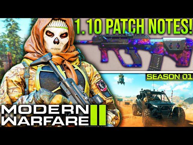 Modern Warfare 2: Full SEASON 1 PATCH NOTES! All 1.10 Update Changes (WARZONE 2.0 Update)