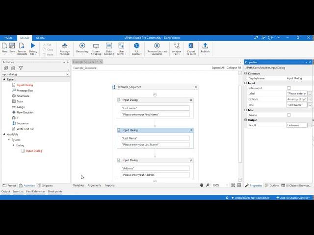 UiPath Workflows||Sequence Example|| RPA Automation