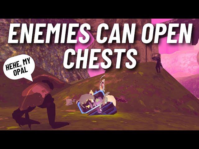 Risk of Rain 2 But Enemies Can Open Chests and Activate Teleporter