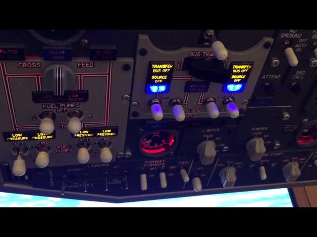 Boeing 737-800 engines start up procedure