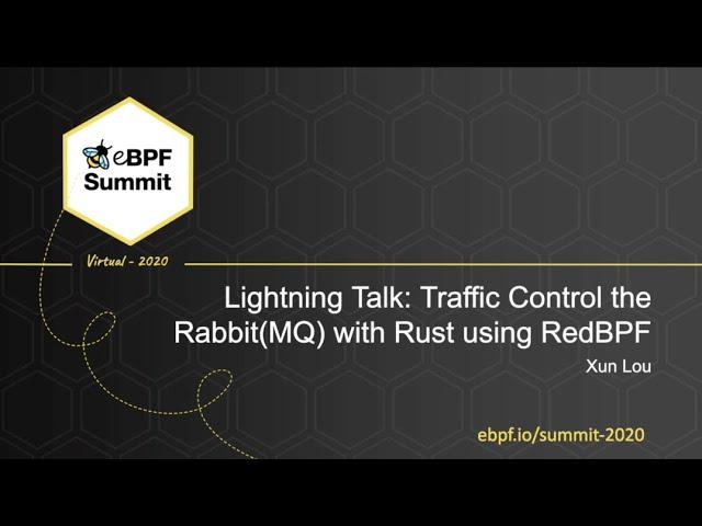 Traffic Control the Rabbit with Rust using RedBPF - Lou Xun - Full Lightning