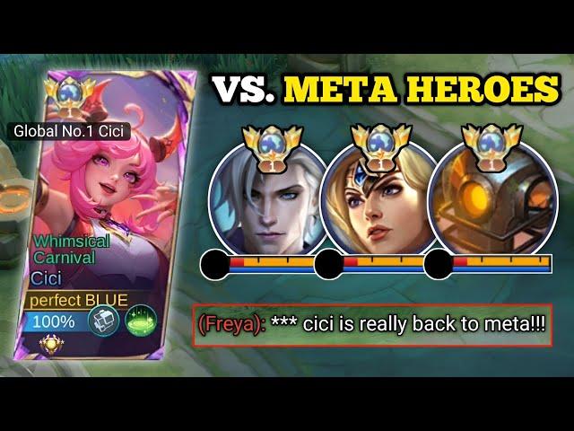 REASON WHY CICI IS BACK TO META!‼️ (100% broken!) | CICI BEST BUILD AND EMBLEM 2024 -MLBB