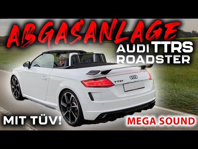 LEGALE Abgasanlage für den TT RS Roadster - 5 Zylinder Sound - Acceleration - BTM Turbo