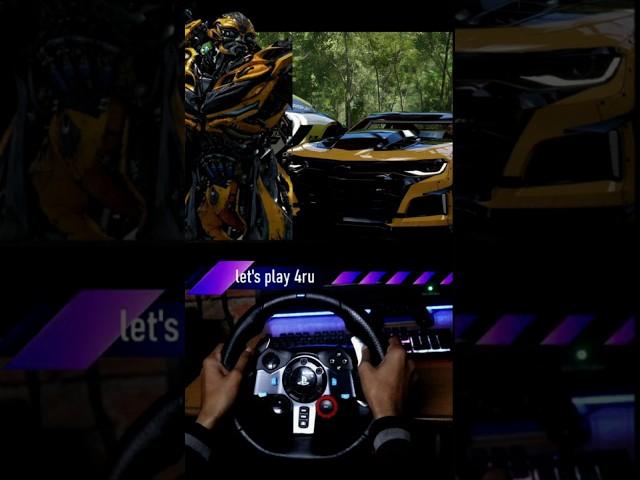 Transformer Bumblebee in Forza Horizon 5! Crazy racing gameplay  #shorts #transformers #chevrolet