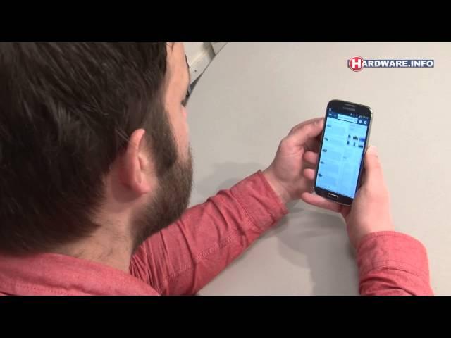 Samsung Galaxy S4 Smart Scroll Demonstration