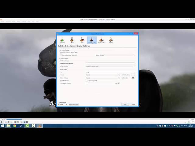 How to fix subtitles problem on VLC