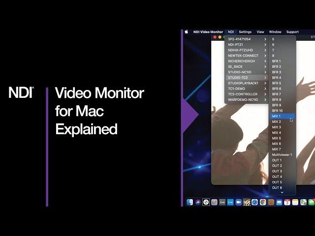 NDI Video Monitor for Mac Explained