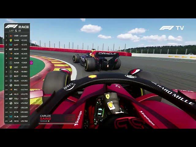 Sim Dream Development F1 GP 2022 v1.5 - Carlos Sainz onboard race